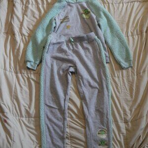 Grogu Star Wars Kids Hoodie and Sweatpants Set XL 14/16
